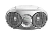 DAB, Verkko- & Kelloradiot - Philips CD-soitin - FM - Stereo - hopea - AZ215S/12
