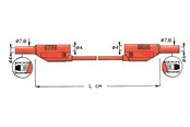 Testilaitteet - Elma Instruments TESTI lead - 2711 Sininen 200cm - 5703317459978