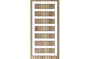 Pyyhepatterit ja tarvikkeet - Kriss sigma towel Kuivausrumpu  1320 x 600 mm Valkoinen (ral9010) - SG13260H