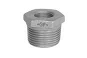 Kierteitetyt putkenosat ja liittimet - +GF+ Reducing bush Musta concentric 1 1/4 x 1/2 - 770241129