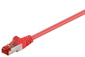 Verkkokaapelit - Pro CAT 6 patch cable S/FTP (PiMF) Punainen - Punainen - 1 meter - 4040849955716