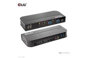 KVM-kytkimet - Club 3D CSV-1382 - KVM / äänivaihtokytkin - 2 porttia - CSV-1382