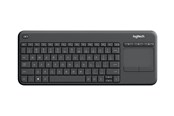 Näppäimistöt - Logitech Wireless Touch Näppäimistö K400 Plus - Näppäimistö - Tsekkiläinen - Musta - 920-007151