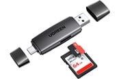 Muistikortinlukijat - adapterit ja kortinlukijat - UGREEN Multifunction Card Reader - Musta - 80191