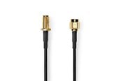 Antennikaapelit/-liittimet - Nedis CSGB02010BK10 coaxial cable - CSGB02010BK10