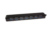 USB hub - Roline Secomp VALUE - hub - 7 ports USB hub - 7 porttia - Musta - 14.99.5040