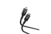 USB kaapelit - Spigen Essential USB C to USB C 240W Cable - black EB24012CC - ACA09461