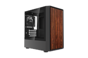 Kotelot - DUTZO C240 Airflow Wood - Kotelot - Minitower - Musta - C240_AIR_WOOD-B