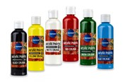 Harrastustarvikkeet - CENTRUM Acrylic color 120ml. bottle. BLACK - 80925