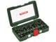 Poranterät & Ruuvauskärjet - Bosch 15-osainen TC-jyrsinteräsarja (8 mm -kanta) - 2607019469